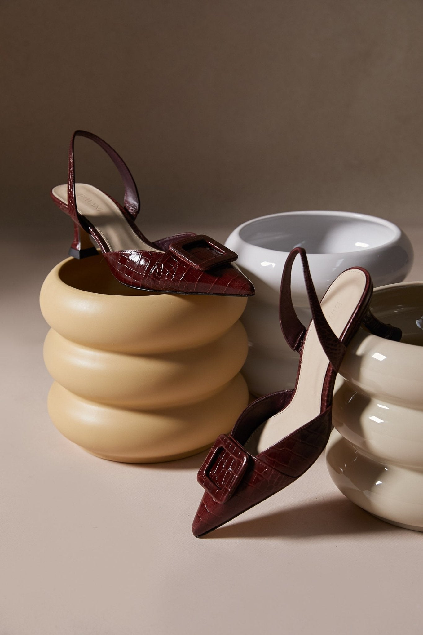 Stiletto NURIA Petite Coco Burgundy