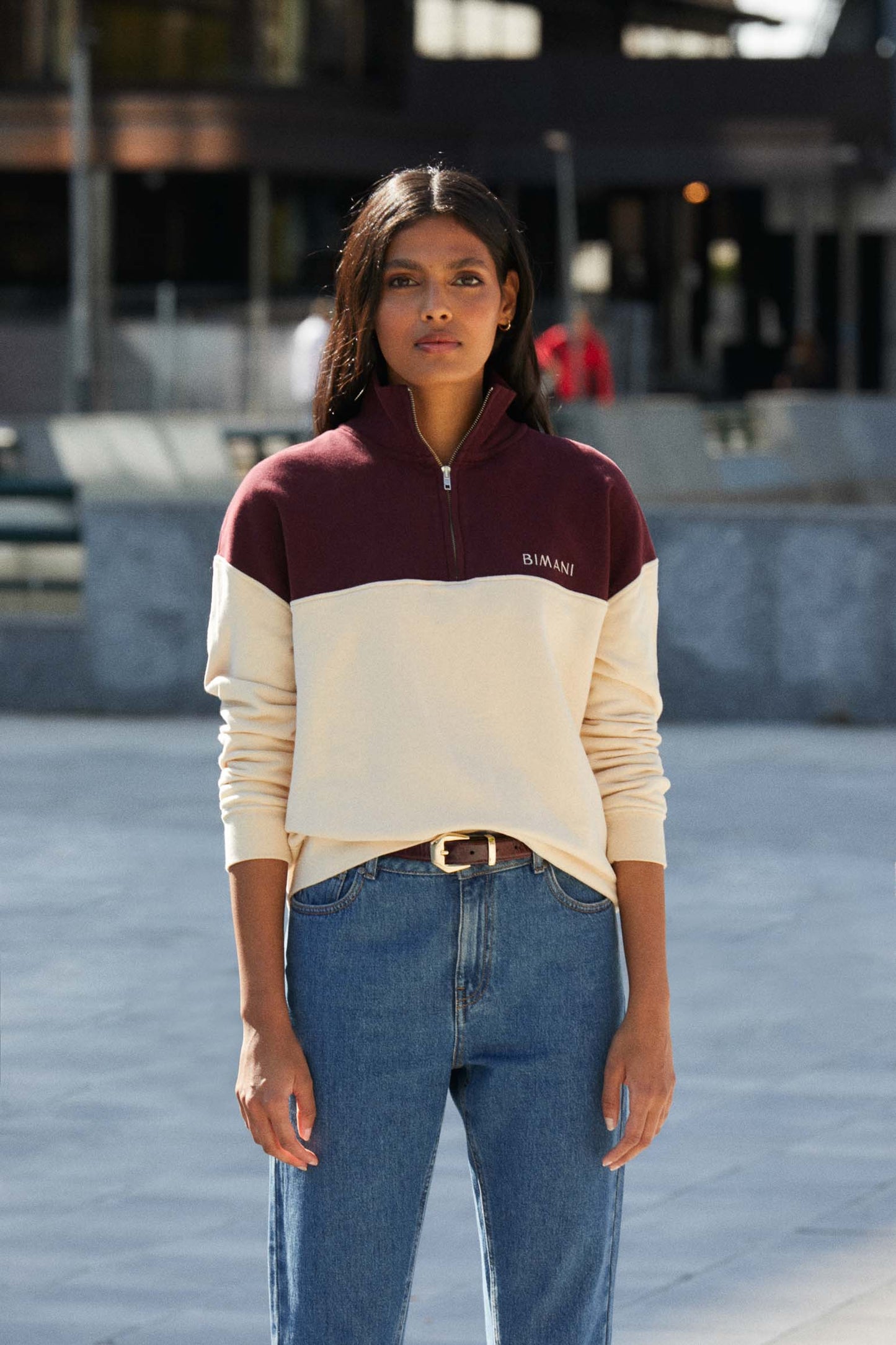 Sudadera TOSCANA Burgundy