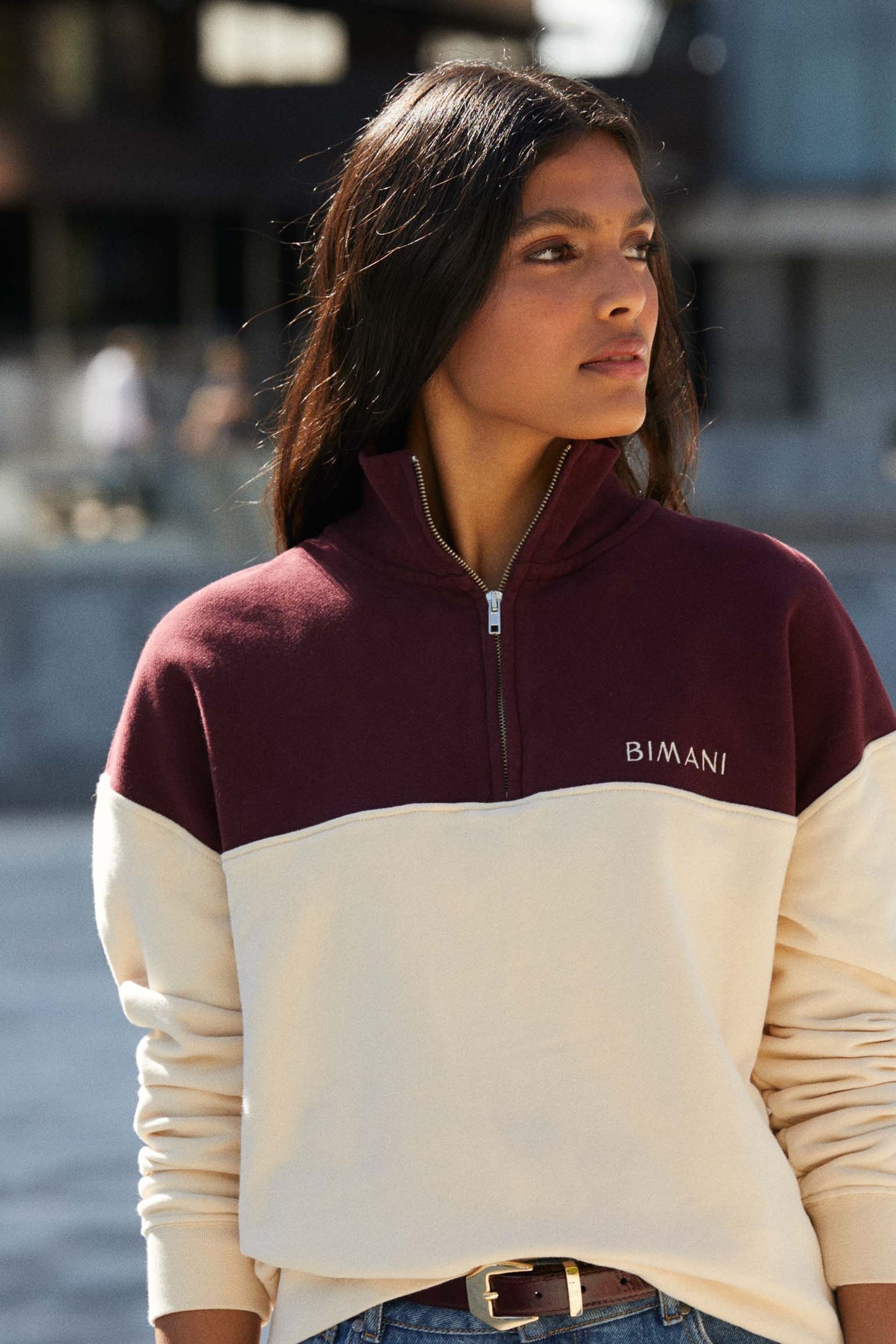 Sudadera TOSCANA Burgundy