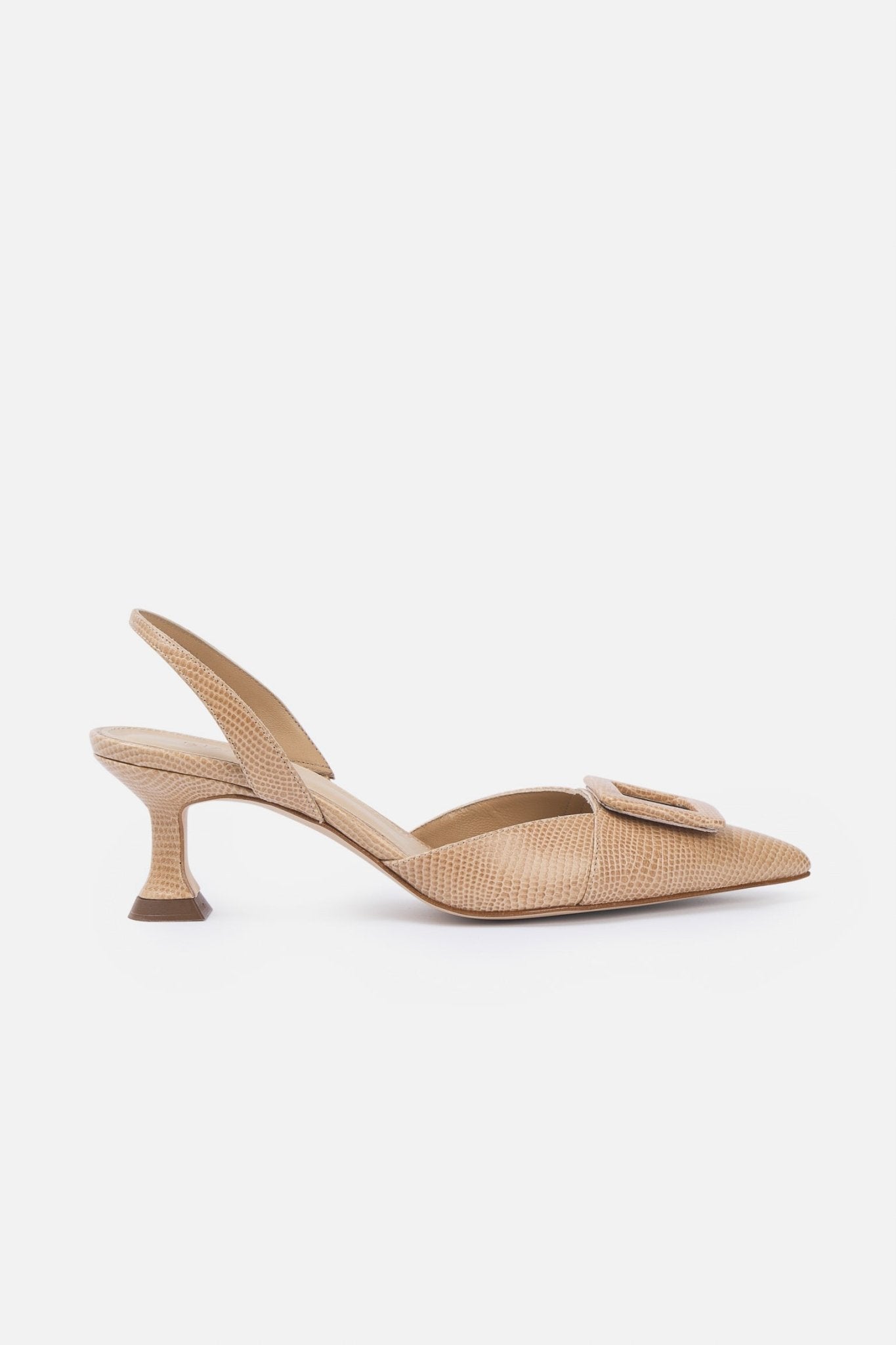 Stiletto NURIA Petite Textura Beige