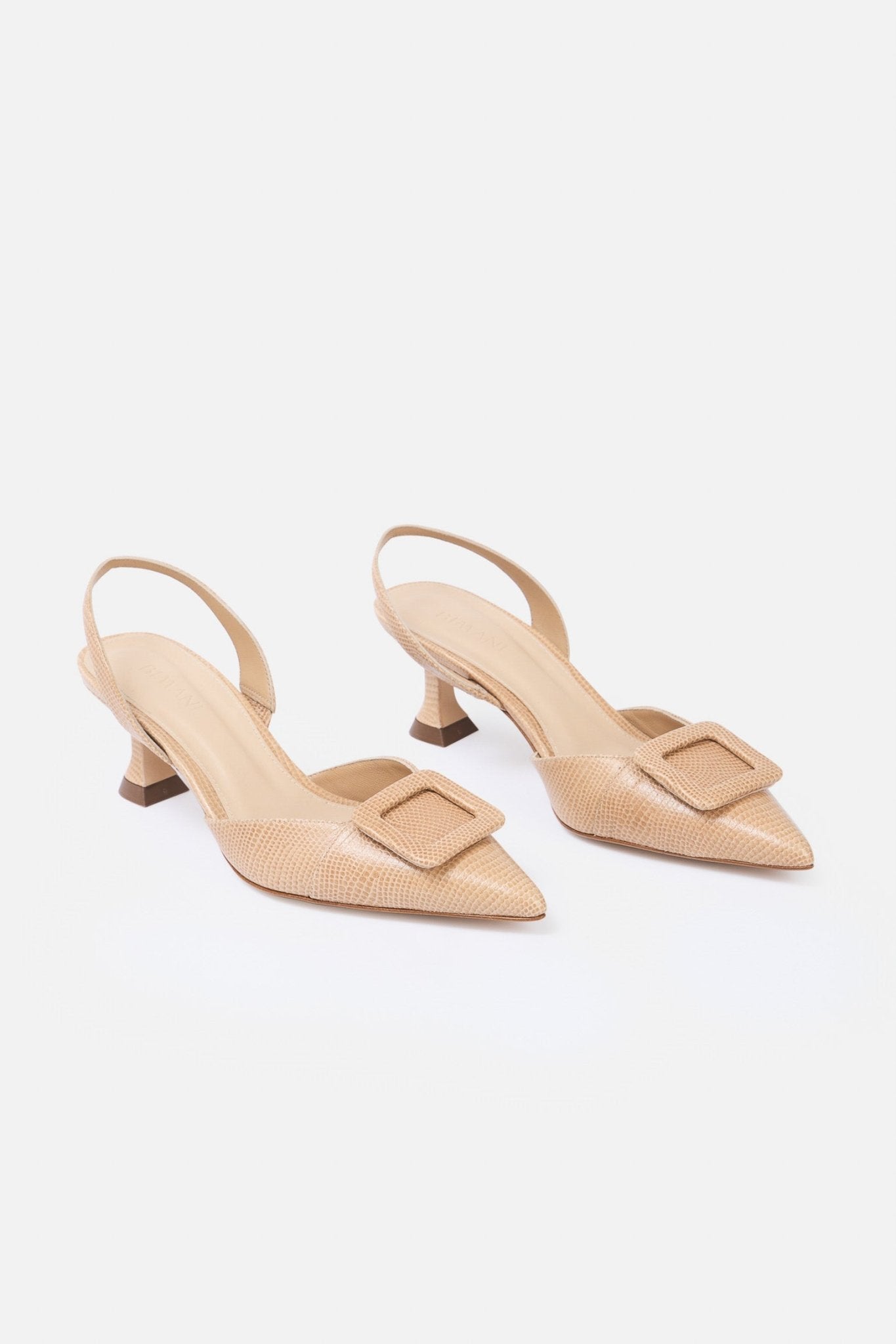 Stiletto NURIA Petite Textura Beige