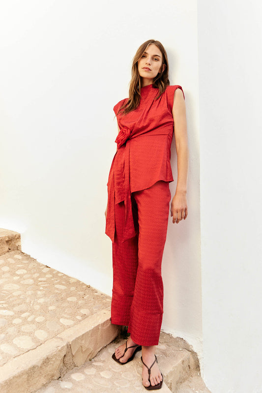 Pantalón TÁNGER Red Poppy