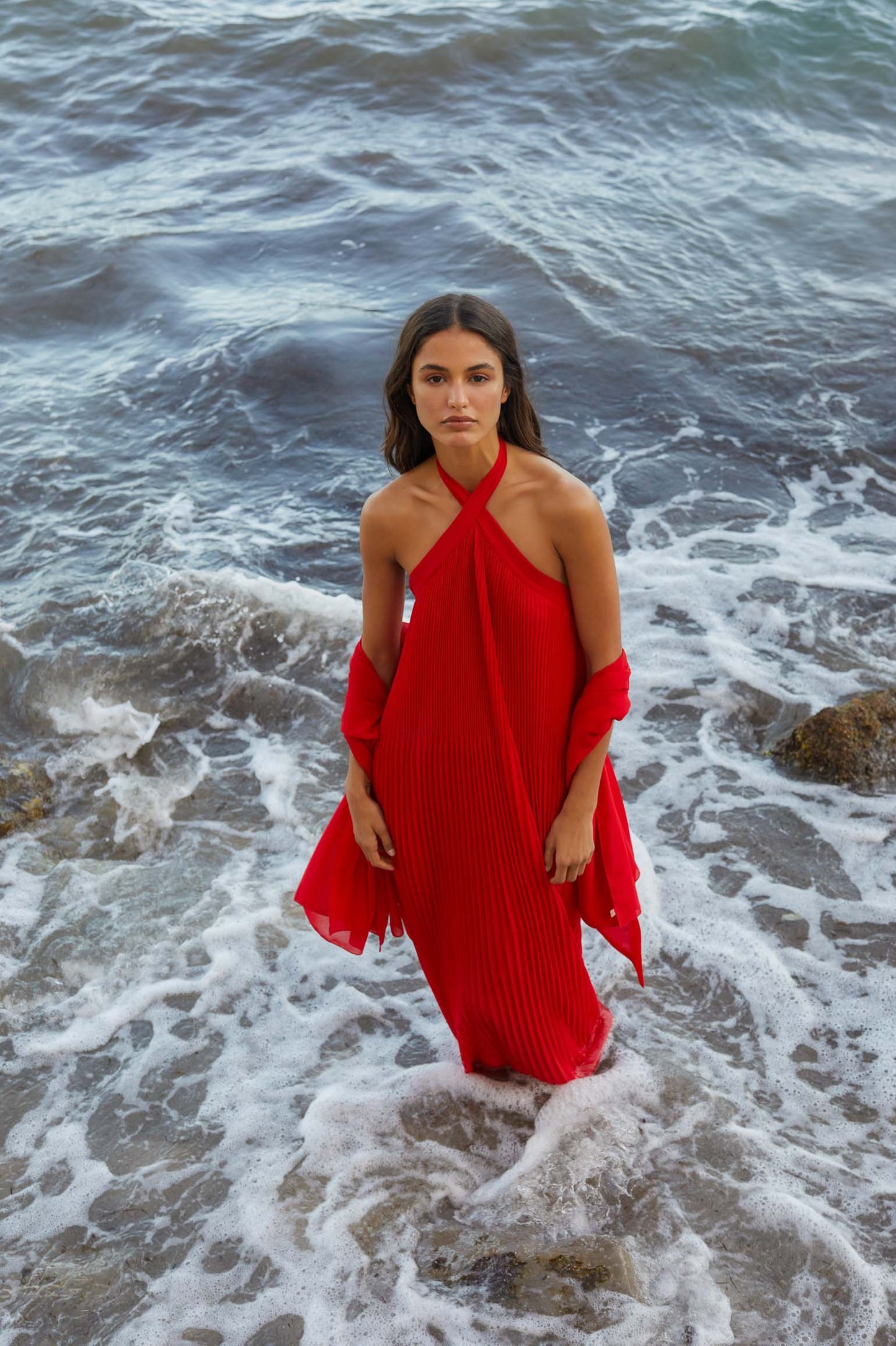 Vestido AÇAI Red Poppy