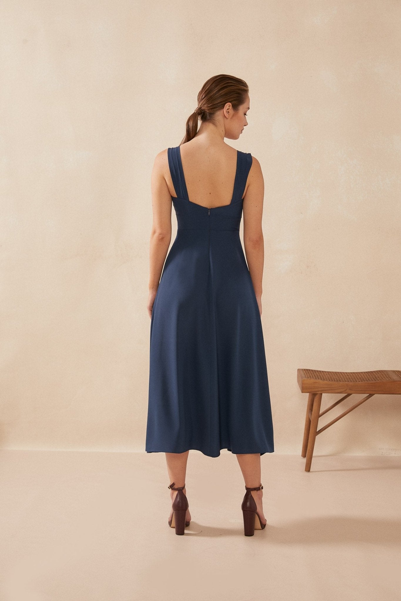 Vestido CIBELINA Blue Neptune