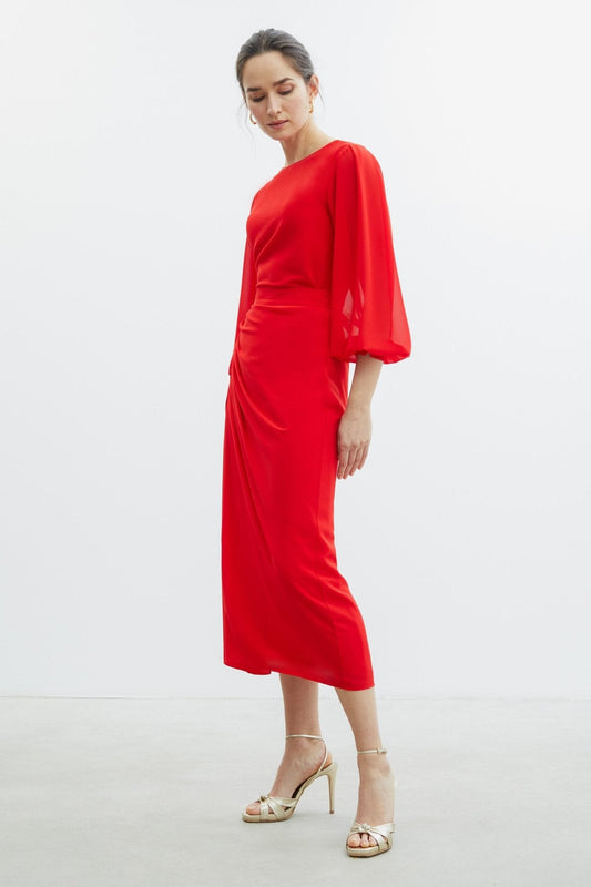 Falda RIGA Red Poppy