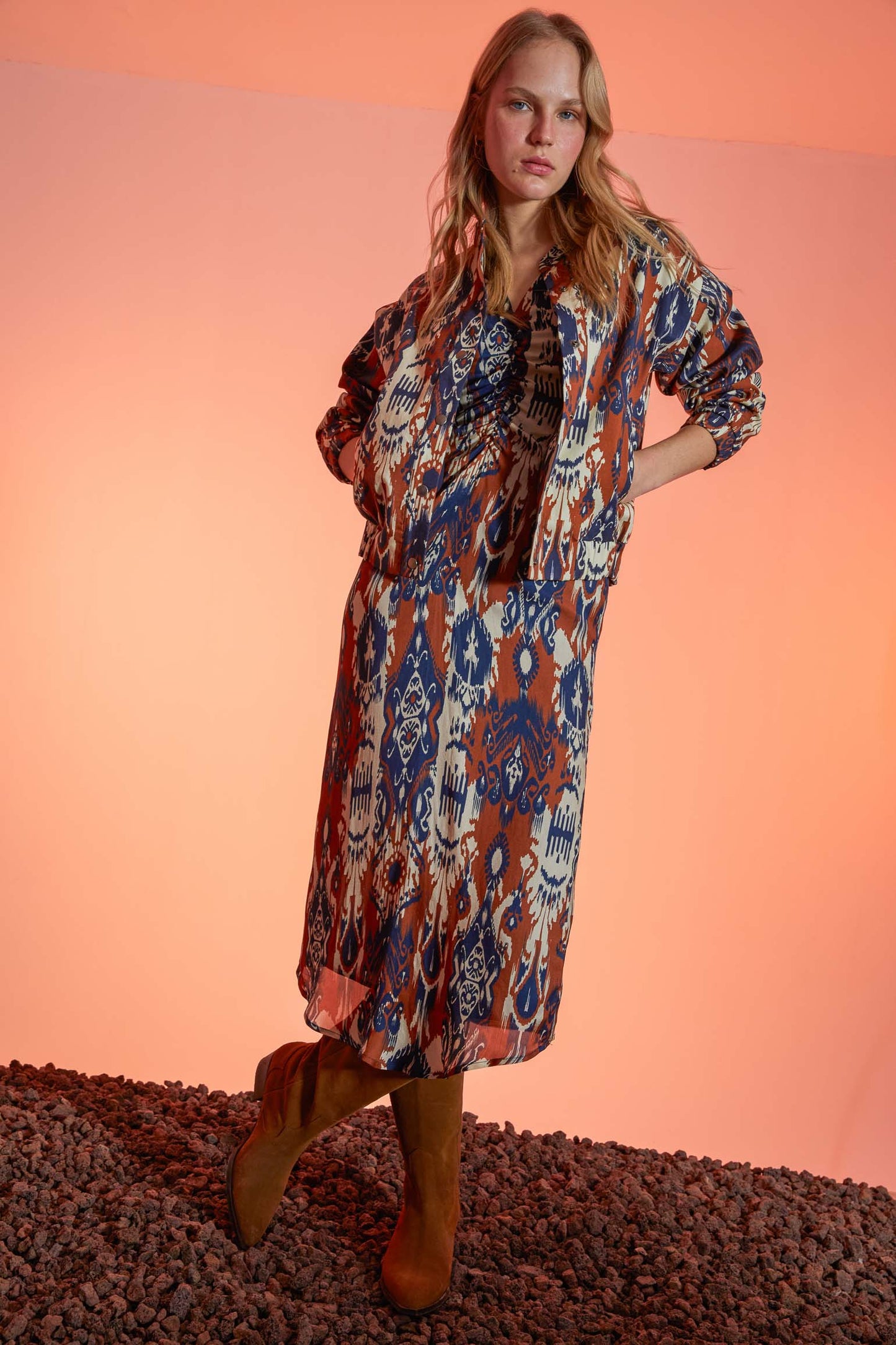 Vestido WEST Print Indie